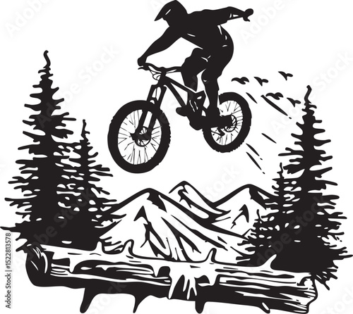bicycle, bike, isolated, sport, wheel, cycle, cycling, transport, white, pedal, vector, black, illustration, vehicle, vintage, mountain, old, ride, race, silhouette, seat, frame, transportation, bikin