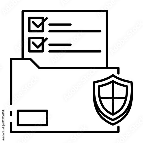 This Data Protection icon is suitable for Network Security, Digital Security, etc