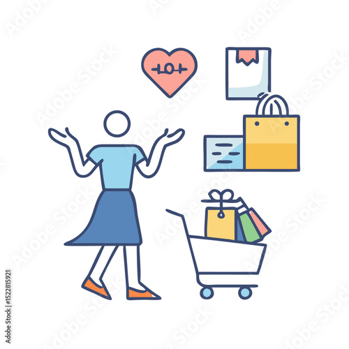 Shopping concept Icon set Business, shopping bot, shopping platform, hot sale, cloth shop, pet shop, shopping hours, motor shop,