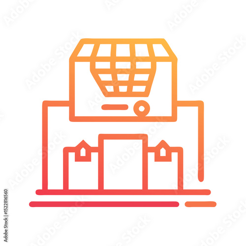 Shopping concept Icon set Business, shopping bot, shopping platform, hot sale, cloth shop, pet shop, shopping hours, motor shop,