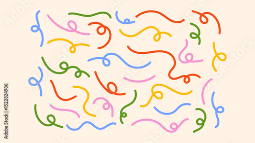 Doodle sketch pack of arrows, thought bubbles, underline strokes, and rough textures in a childlike vintage style. Fun and messy elements for posters, stickers, notes, and scrapbooking.