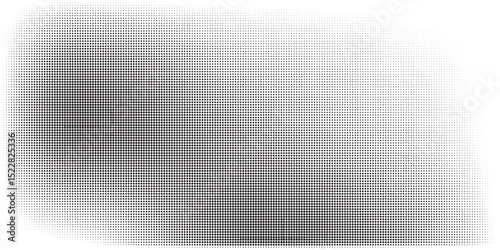 Halftone faded gradient texture. Grunge halftone grit background. White and black sand noise wallpaper. Retro pixilated vector backdrop