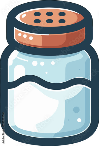 塩の容器のイラスト