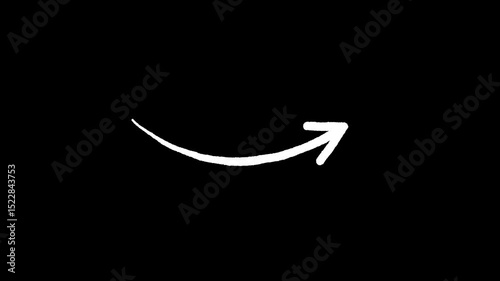 Hand Drawn Doodle Arrows Set Animated