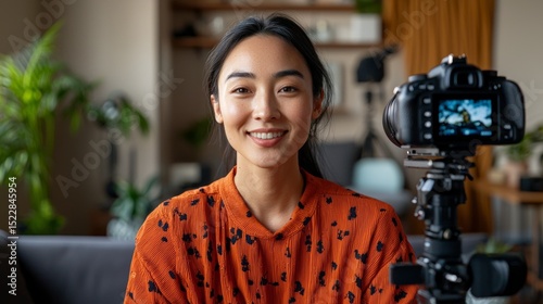 Woman with camera.