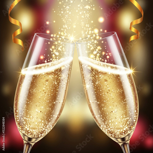 Sparkling Champagne Toast C...