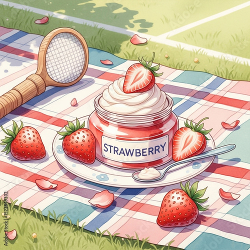 Strawberry Cream Picnic on ...