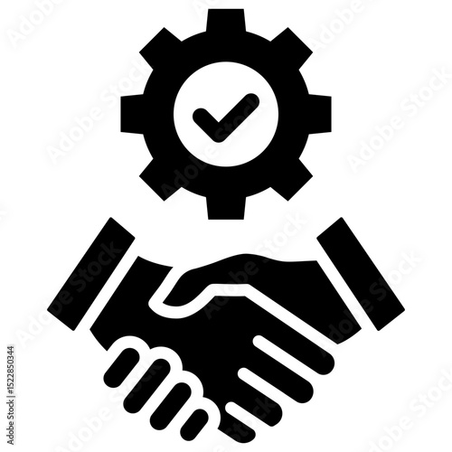 Reliability icon glyph 