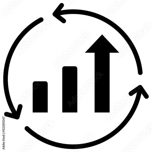 Improvement icon glyph 