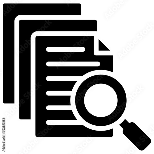 Data Analytics icon glyph 