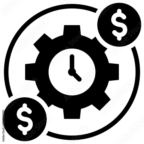 Efficiency icon glyph