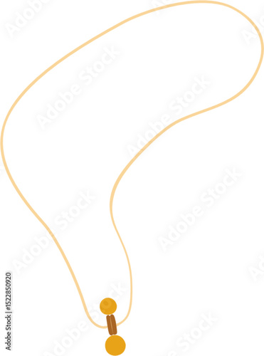 women's necklace Illustration