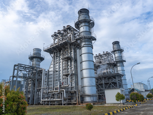 Equipment in water treatment plant in chemical industry to purify water for Steam generator, power plant, oil and gas, heat recovery Steam generator (HRSG)