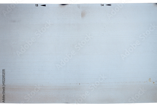 Tableau sur toile Grungy color 120mm negative film isolated on white background