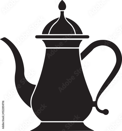 teapot isolated on white