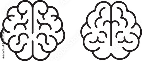 black and white brain