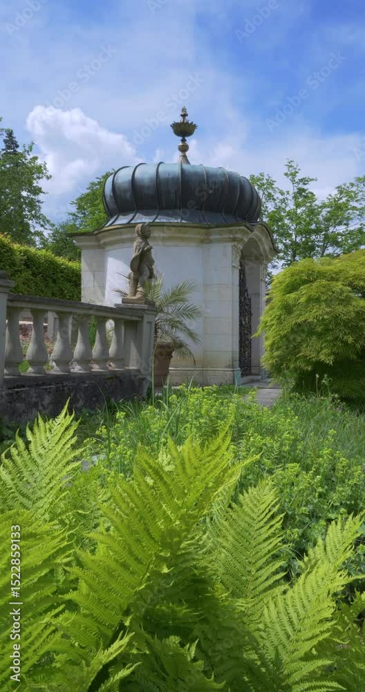 Schloßpark und Schloß Höhenried, Bernried, am Starnberger See, Bayern, Oberbayern, Deutschland, Europa