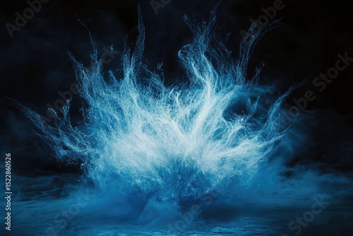 Ice Flame Explosion