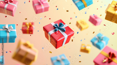 Pastel Gift Box Flatlays – Celebration & Cheer Design Assets