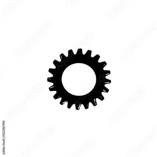 gears on white background