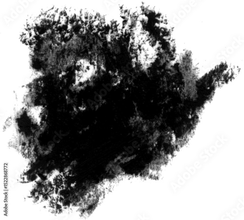 black watercolor stains with smooth brushstrokes, creating a minimalistic and sophisticated design, perfect for artistic and abstract themes, conveying a sense of creativity, depth, and timeless beaut