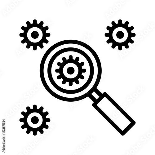 Health Icon Medical Research. Ideal for identification, analysis, or thorough inspection.