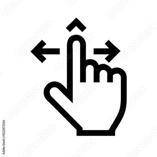 move drag hand pointer icon design