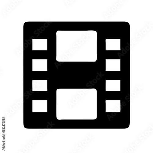 movie film strip icon design