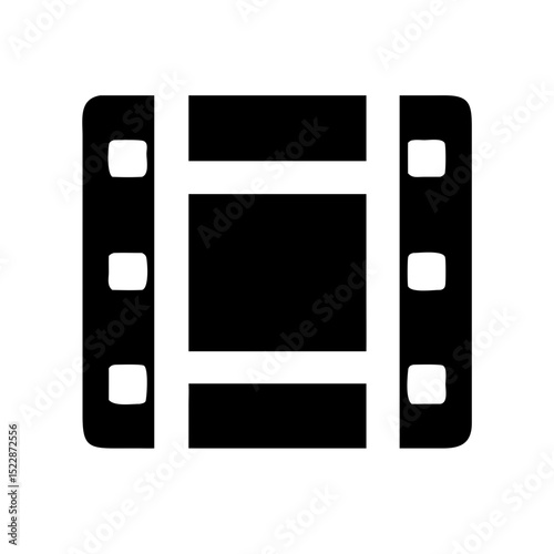 movie film strip icon design