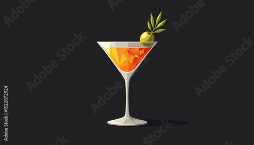 cocktail menu logos vector
