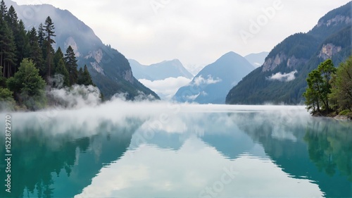 lake in the mountains