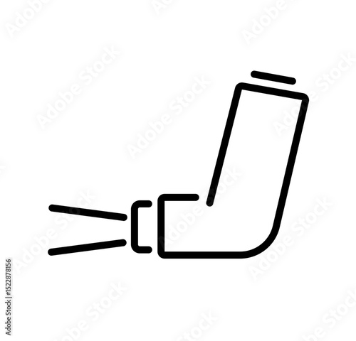inhaler vector icon