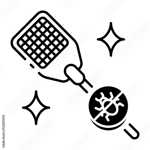 This Fly Swatter icon is suitable for Insect, Bug, Insect Control, etc