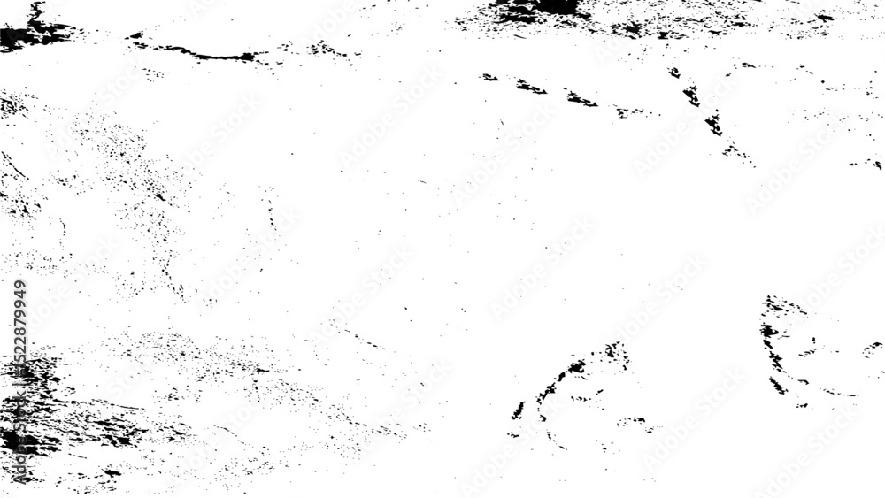 Fototapeta premium Rough black and white texture vector. Distressed overlay texture. Grunge background. Abstract textured effect. Vector Illustration. Black isolated on transparent background.