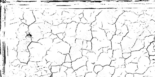 Cracks background, cracks texture, grunge background. Cracks in a wall background. Crack Texture. Natural cracks background. Vector overlay texture of cracked surface. One colour graphic resource.