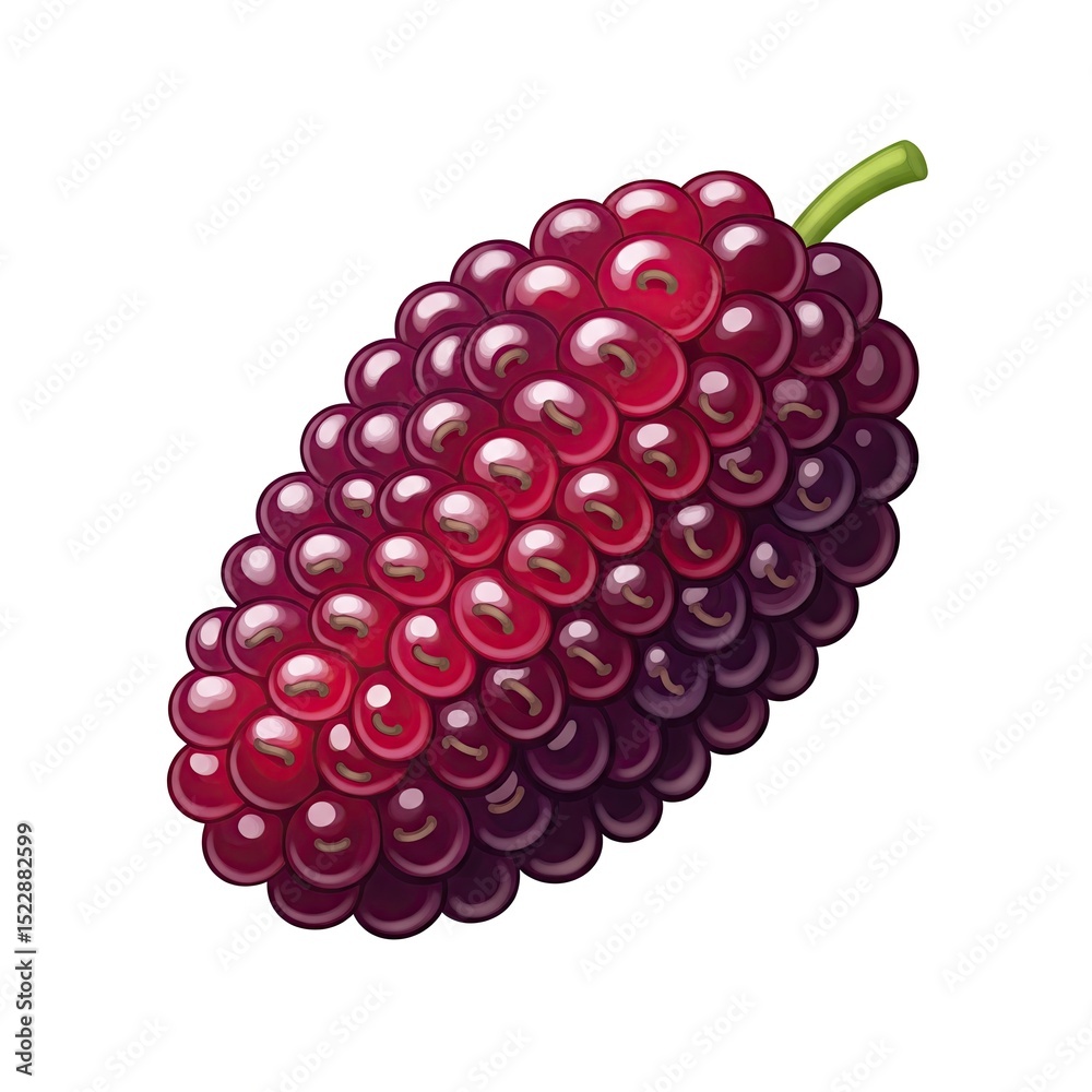 Mulberry white Background. Mulberry white Background.