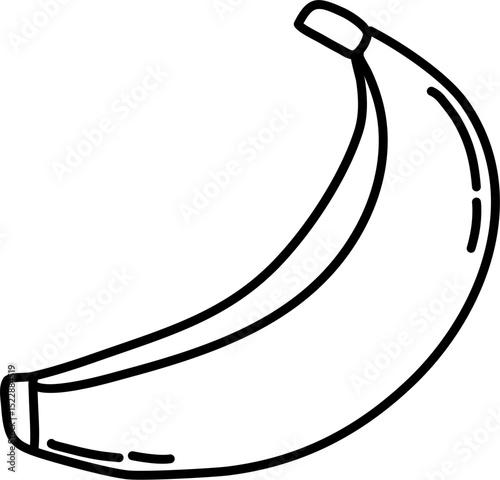 Banana Fruit lineart
