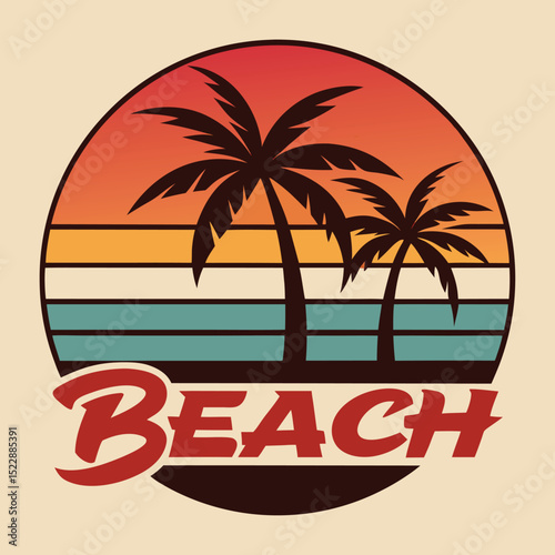 Tropical Skincare Product Line With Palm Branding