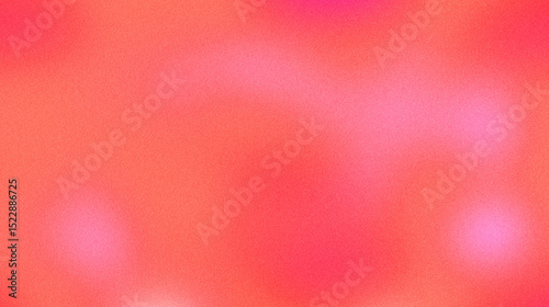 Vibrant abstract background with gradient of pink, red, and orange hues, creating soft, colorful, and warm visual effect