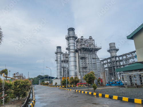 the HRSG with a single tall stack in combine cycle power plant, chemical industry
