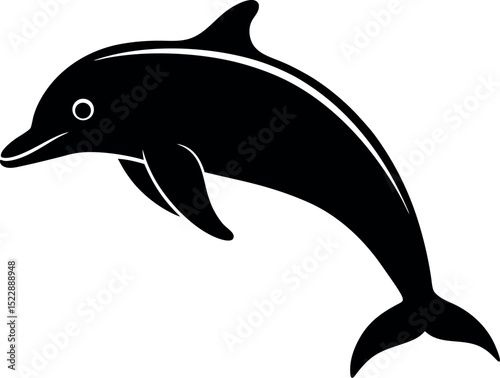 Vaquita Sea Animal Vector Silhouette
