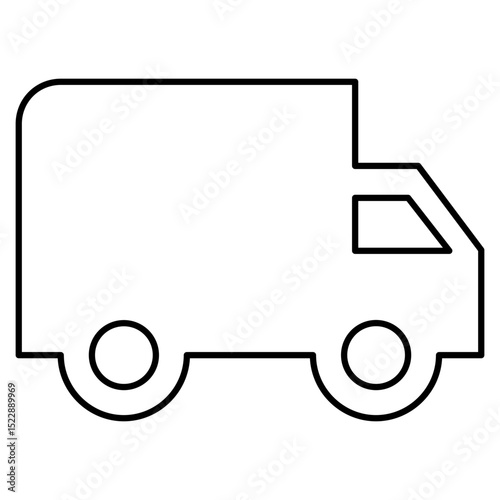 Local Shipping Truck box line_1