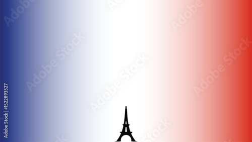 bastille day background copy space area