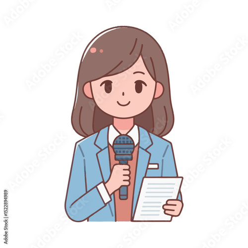 journalist illustration design