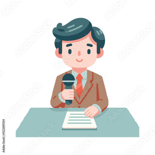 journalist illustration design