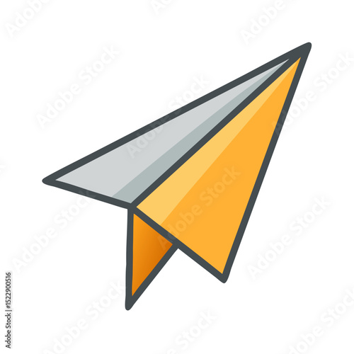 paper plane send icon design