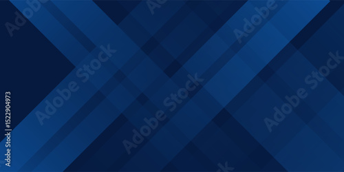 Modern black dark navy blue silver abstract pattern background. Geometric shape. Line triangle angle fold polygon diamond 3D illustration abstract modern design