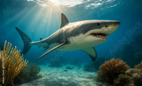 grate white shark, generative ai