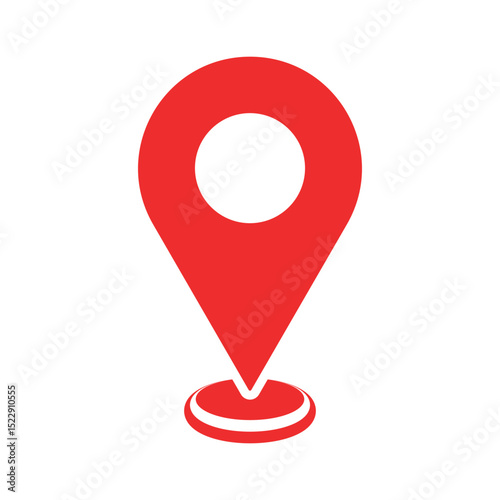 location pin icon set. GPS and map pin icon. navigation vector icon