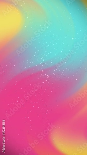 Pink, blue, yellow gradient and white sparkles ideal for invitations, banners, social media graphics, wallpaper, and digital designs.
